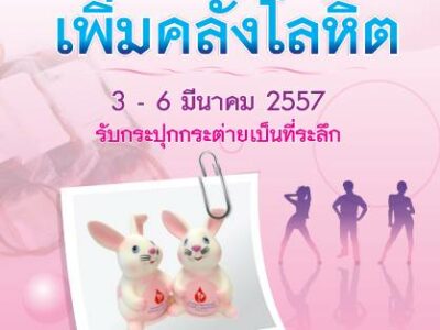 ฟิตและเฟิร์ม เพิ่มคลังโลหิต